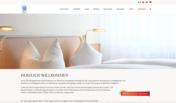 jemo-webdesign Referenzen Hotel München Ciy